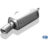 Fox Auspuff Sportauspuff Endschalldämpfer für Peugeot 206 S16/ S16 Cabrio 2,0l