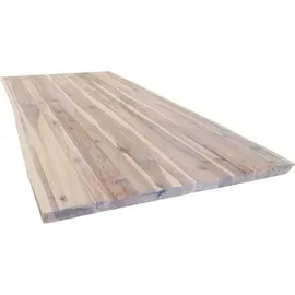 iWerk Tischplatte Live Edge Akazie massiv mit natürlicher Kante 200 x 90 x 38 mm
