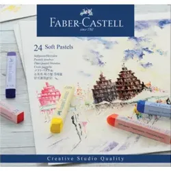 FABER CASTELL Pastellkreide Goldfaber 24ST 128324 Kartonetui