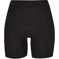 URBAN CLASSICS Rib Knit Kurze Leggings Black 5XL