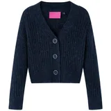 vidaXL Kinder-Strickjacke Marineblau 116