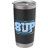 SUP Surf mit Hund Stand Up Paddle Board Paddle Board SUP Doppelwandiger Edelstahl-Thermobecher