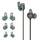 kwmobile 6x Silikonaufsätze für Huawei FreeLace Pro - Ersatz Ohrstöpsel in 3 Größen - Ear Tips für In-Ear Kopfhörer - Zubehör Ersatzpolster... - Grün