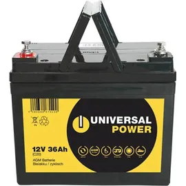 Universal Power 12-36 12V 36Ah AGM Batterie Bleiakku für E-Mobile zyklisch