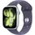 Apple Watch Series 11 GPS 46mm Silver Aluminium Sport Band purple fog S/M