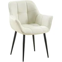 CLP Esszimmerstuhl Roseville creme Stoff