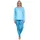 normann Verspielter Pyjama lang floral Blau 36/38