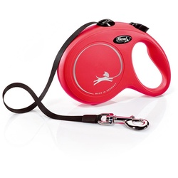 FLEXI New Classic L Gurtleine 5 m rot