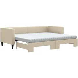 vidaXL Tagesbett 80 x 200 cm Creme