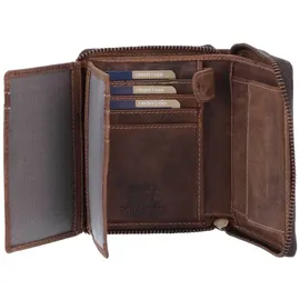 The Skandinavian Brand RFID Wallet Hunter Leather Portemonnaie tan