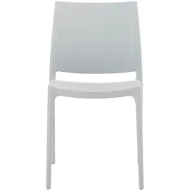 CLP Maya Gartenstuhl-Set 44 x 50 x 81 cm hellgrau 2 St.