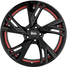 mam wheels RS5 7,5 x 17 5 x 120 ET35 Schwarz/Rot