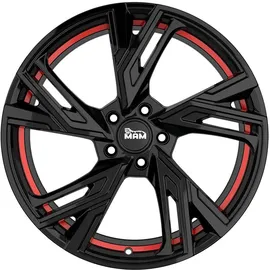 mam wheels RS5 7,5 x 17 5 x 120 ET35 Schwarz/Rot