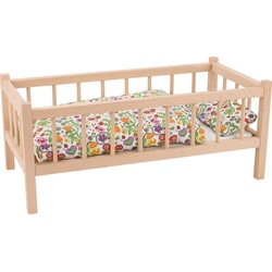 goki Puppenbett Puppenbett, ohne Bettzeug beige