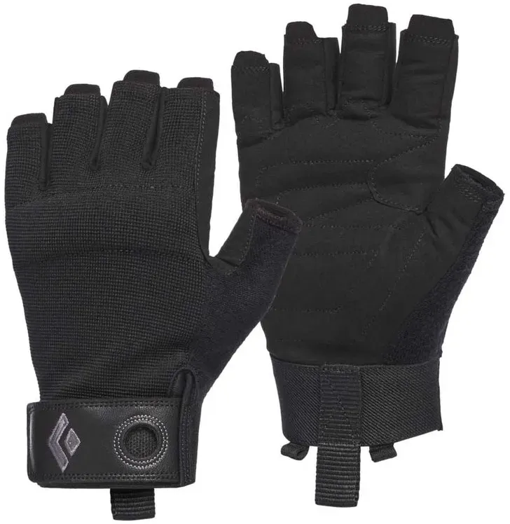 Black Diamond Crag Half-Finger Handschuhe - schwarz-black / XS