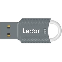 Lexar USB Stick 32GB, USB-Flash-Laufwerk USB 2.0, Memory Stick mit Keychain, Mini Plastik Speicherstick für Laptop/PC/Auto (LJDV40-32GABGY)
