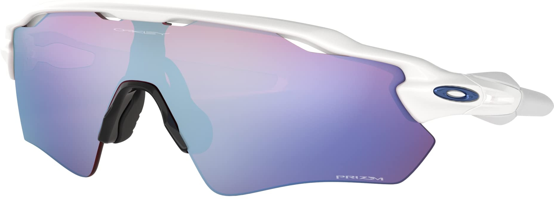 Oakley Herren Radar EV Path Sportbrille, Polished wht/Prizm Snow, M/L