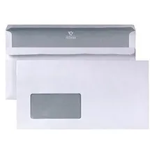 Posthorn Posthorn, Etiketten, Briefumschlag Kompakt 235x125 mm (BxH) mit Fenster 80g/m2 mit Selbstklebung Papier weiss