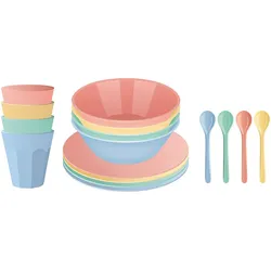 Koziol Geschirrset Nora Set Macarons 16er Set