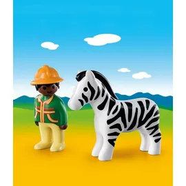 Playmobil 1.2.3 Ranger mit Zebra 9257