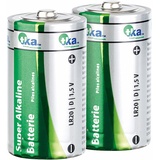 Tka Super Alkaline Batterien Mono 1,5V Typ D im 2er-Pack
