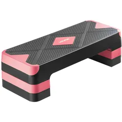 VEVOR Aerobic Steppbrett Stepper Step-Bench Verstellbare Stepper Rot 250kg