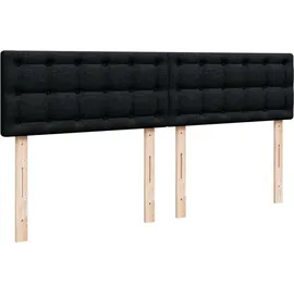 vidaXL Boxspringbett 180 x 200 cm Schwarz