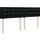 vidaXL Boxspringbett 180 x 200 cm Schwarz