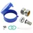 wasser - geräte gmbh Zapfhahnzähler-Verschraubungsset Gartenwasserzähler 3/4 Zoll 14mm Tülle grau