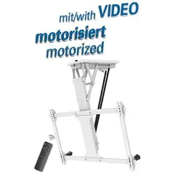 MyWall HL 41 MW TV-Deckenhalterung motorisiert, höhenverstellbar, schwenkbar, drehbar, mit Fernbedienung