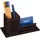 Relaxdays Schreibtisch Organizer Stiftebecher Braun