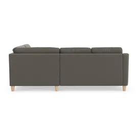 sit&more Ecksofa SIT & MORE "Farö L-Form", braun (schlamm), B:251cm H:90cm T:187cm, Sofas, Ecksofa, inklusive Federkern, wahlweise mit Bettfunktion und Bettkasten