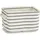 Zeller Aufbewahrungskorb Stripes 28 x 21 x 16 cm 1-tlg. grau