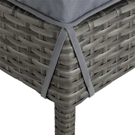 Estexo Polyrattan Gartenbar Set Gartenmöbel Sitzgruppe Rattan Bar Tresen Barset Tisch