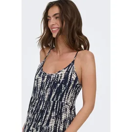 Only Spaghettikleid Sommerkleid Blau/Mehrfarbig 36