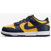 Nike Dunk Low für Kinder "Michigan" Gelb/Schwarz, Größe: 29,5