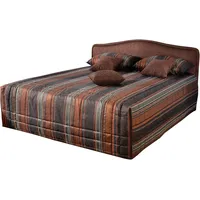 Westfalia Schlafkomfort Polsterbett, braun, B:170cm L:210cm, Bezug Bett: Jacquard-Webstoff