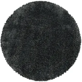Ayyildiz Teppiche Fluffy 3500 Hochflorteppich Ø 80 cm grau