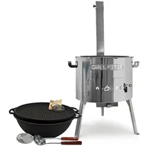Grillpeter Utschak Timur Ø45 cm silber