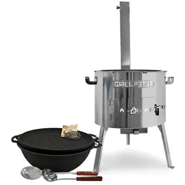 Grillpeter Utschak Timur Ø45 cm silber