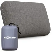 NEOLYMP Reisekissen Memory Foam 50 x 30 x 10 cm Grau