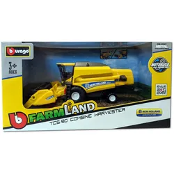 Bburago 18-31721 - New Holland - Mähdrescher TC5.90 für Getreide (gelb)
