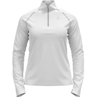 Odlo Damen Langarm Shirt mit Reißverschluss RIGI, white, XL