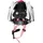 crazySAFETY Crazy Safety Zebra Fahrradhelm Kinder | black/white S (49-55 cm)
