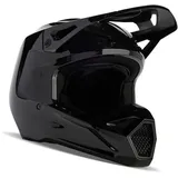 Fox V1 Solid Motocross Helm, schwarz, Größe 2XL für Männer