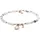 Fossil Armband mit Howlith und Glassteinen roségold JA6934791 Größe 16,5 cm