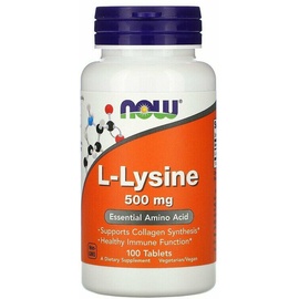 NOW Foods L-Lysine 500 mg Tabletten 100 St.