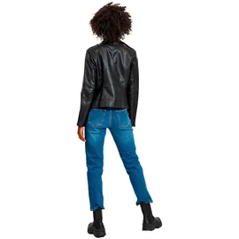 VILA Jacke in Leder-Optik Modell 'CARA', Black, S