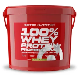 Scitec Nutrition 100% Whey Protein Professional Banane Pulver 5000 g