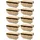 cyclingcolors 10x Lattenhalter Monolatte 63 x 8 mm Kunststoff für Lattenrost Holzrahmen Bett Endkappen Befestigung Lasche Klammer Schraube, beige